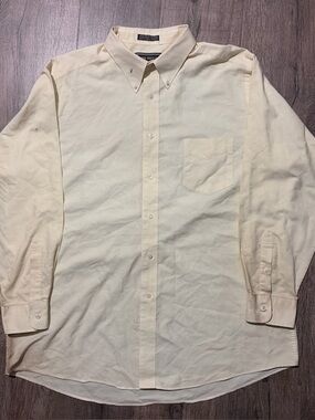 Vintage David Taylor Cream Button Down Shirt